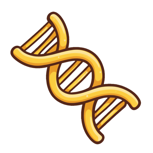 A golden DNA strand
